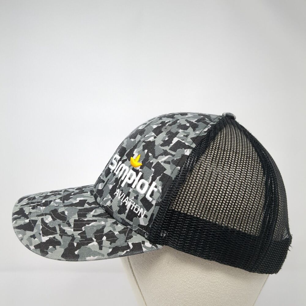 Simplot Snapback Trucker Hat Camouflage One Size … - image 3